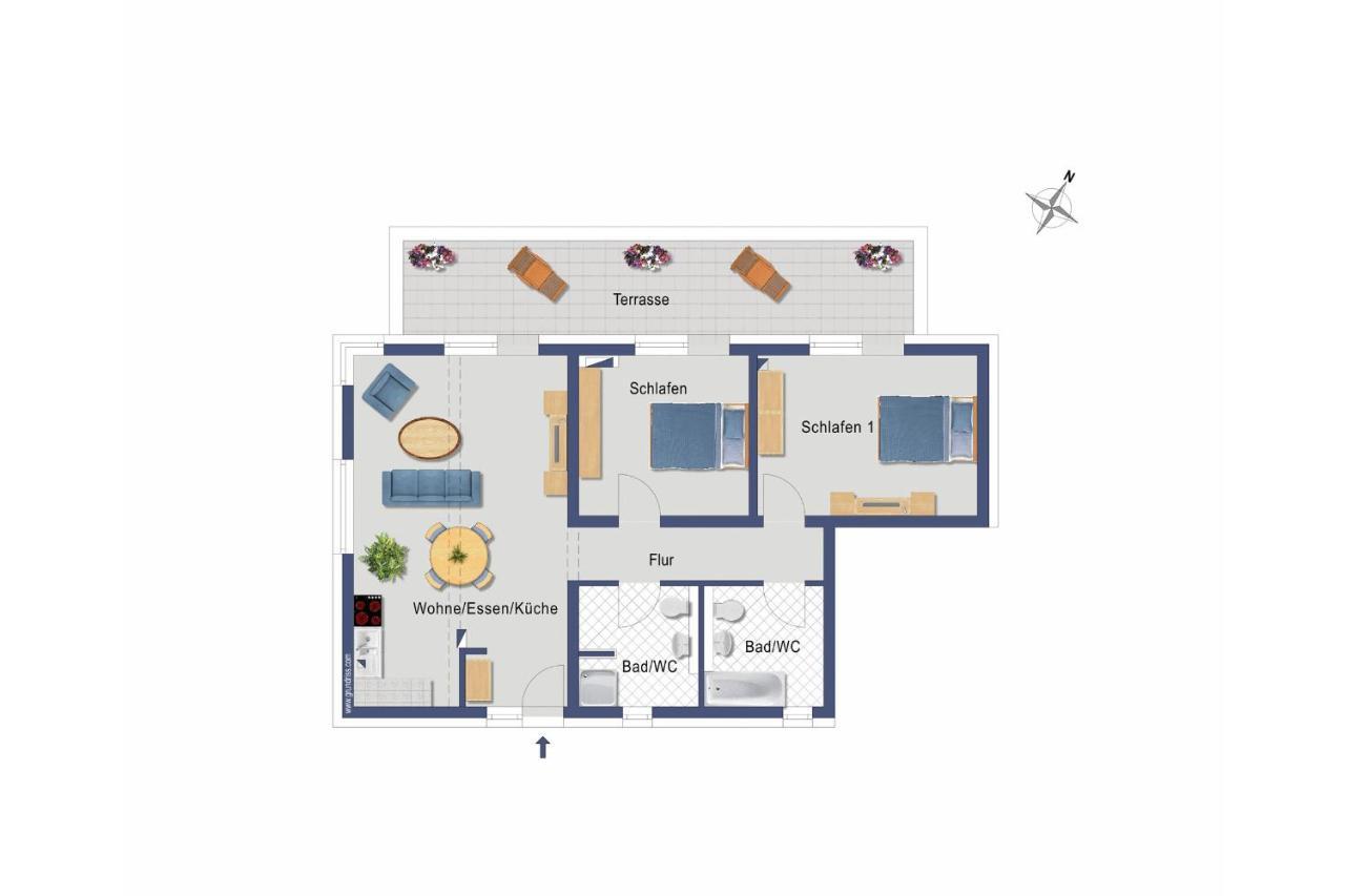 Haus Seven Seas - Wohnung Indik Heringsdorf Zewnętrze zdjęcie